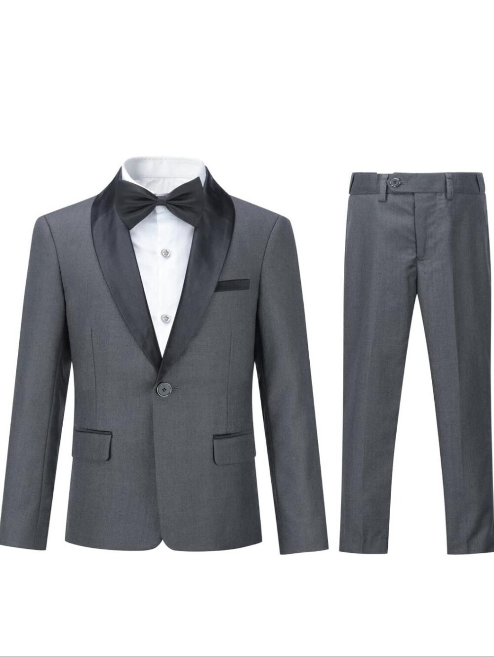 Suit Shawl Lapel 2 Pieces Slim Fit Suit Jacket Pants Suit Set Size 16 Slim Fit